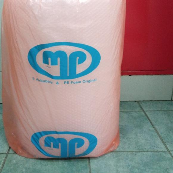 

BUBBLE WRAP 60CM X 50 METER HITAM PUTIH / BUBLE WRAP MULIA PACK ORANGE - Putih