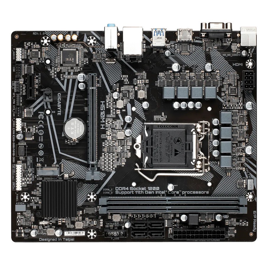 Gigabyte H510M H (LGA1200, H510, DDR4, USB3.2, SATA3)