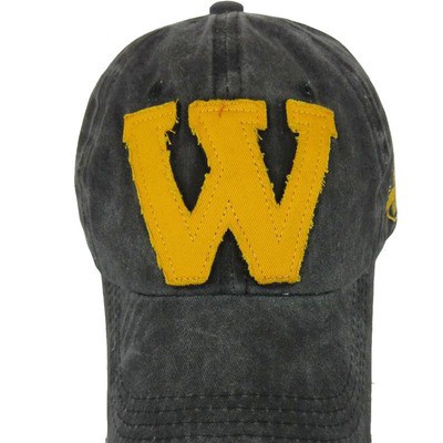 Topi baseball Bahan Katun Motif Tulisan W Gaya vintage Untuk Pria Dan Wanita