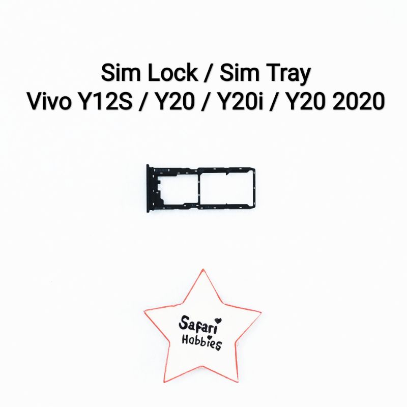 Sim Lock Vivo Y12S / Y20 / Y20S / Y20i / Y11S 2021 / Y12A / Sim Tray
