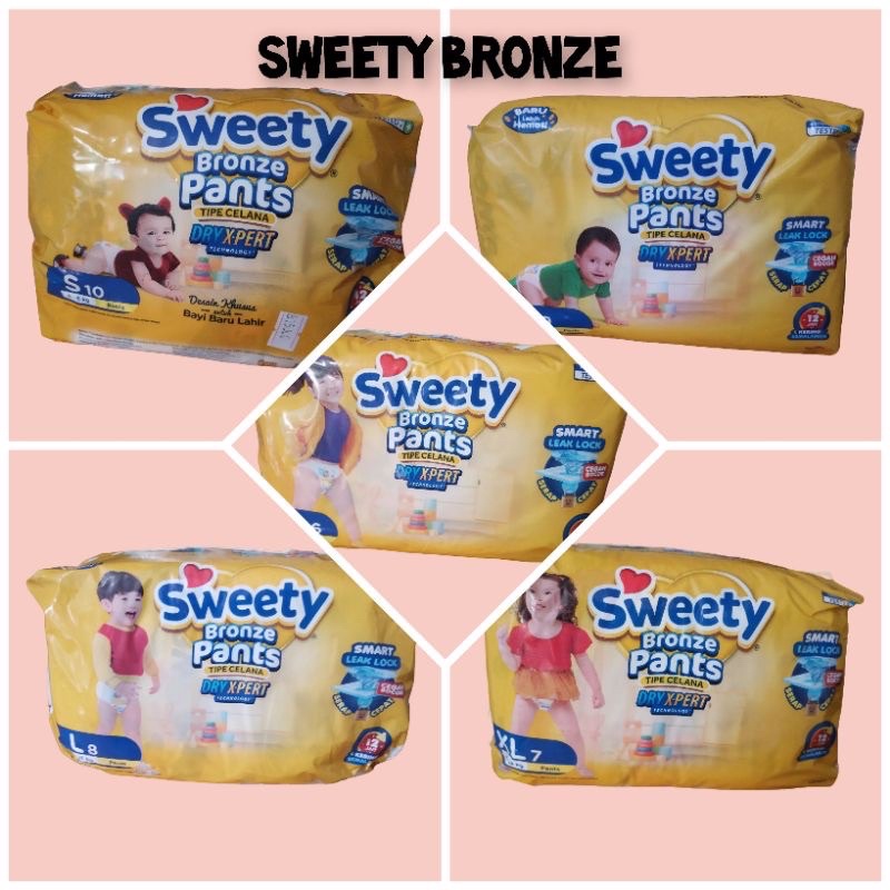 SWEETY BRONZE VARIAN S ISI 10PCS/M9PCS/L8PCS/XL7PCS/XXL6