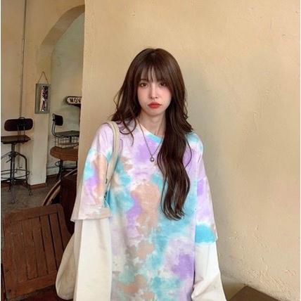 Sweater Dress Tangan Panjang Big Size Model Newspaper Comic DC - Hitam