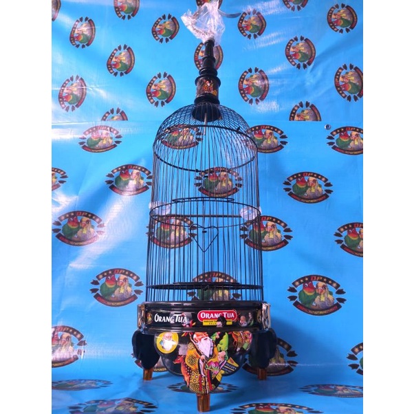 Sangkar helopet,kandang burung kecil bahan pvc dekal