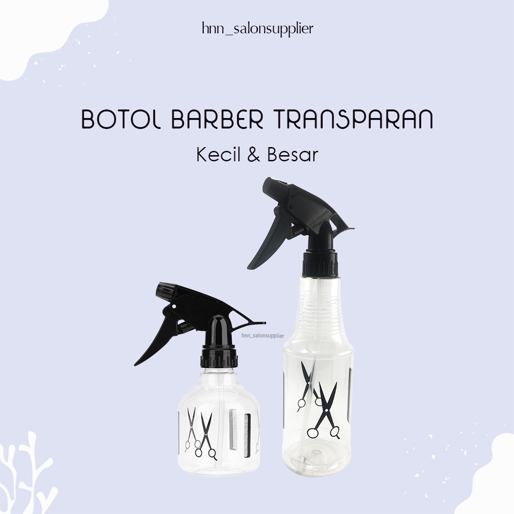 Botol Spray Salon Barber Shop Pangkas Gunting Rambut Salon Model Gunting  Transparant