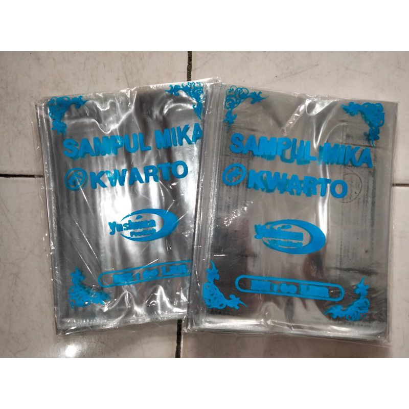 

sampul buku mika plastik kwarto isi 5 lsn