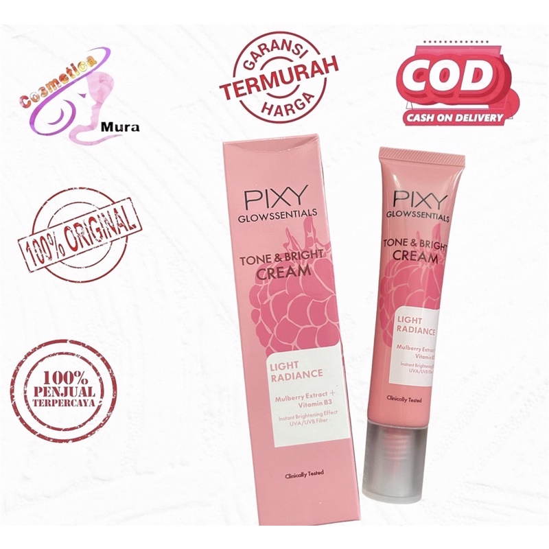 [ tone up ] pixy tone up cream - pixy glowssentials tone &amp; bright cream 20g