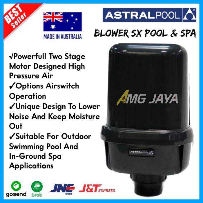 Jual Blower Air Kolam Renang Spa & Jacuzzi Astral Pool SX Series 1200W ...