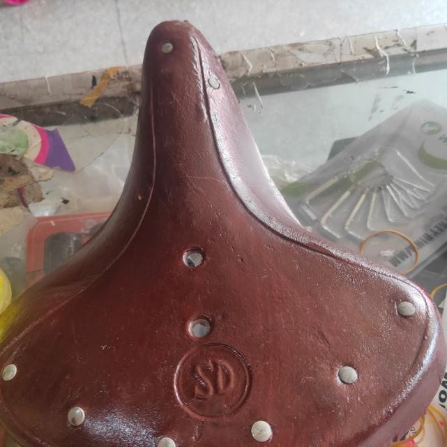 sadel jok sepeda onthel kulit per