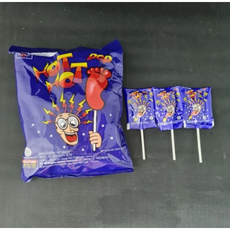 

HOT HOT POP - PERMEN KAKI ISI 25 PIS