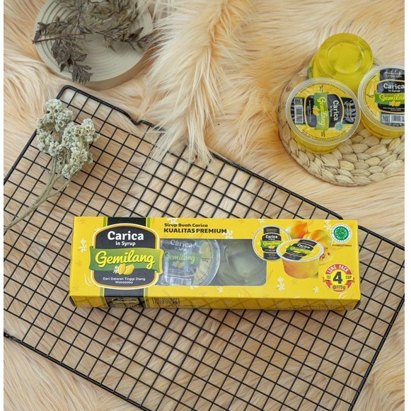 

ADR Manisan Buah Carica Gemilang 125 Gr 4 Cup