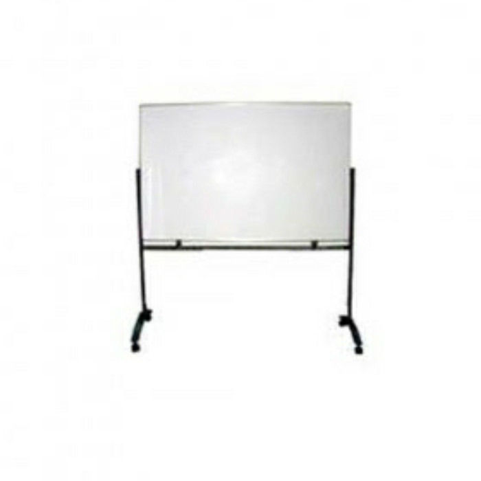 

Papan Tulis Whiteboard Magnetic 90X120 Doubel Face Stand Kaki