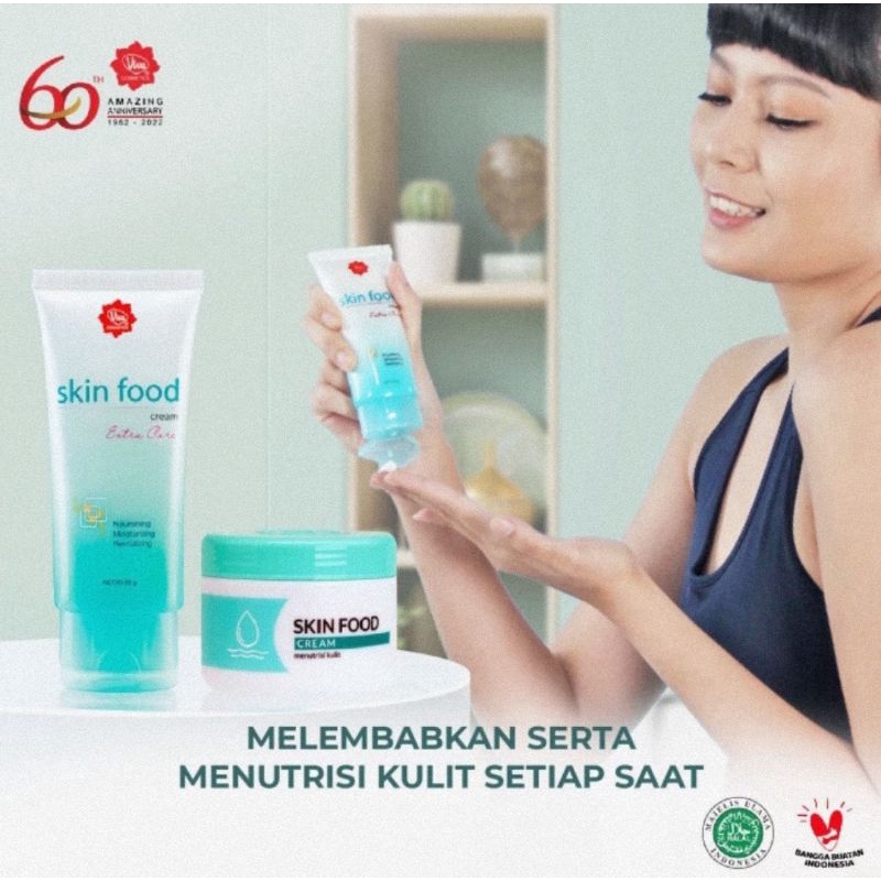 Viva Skin Food Cream With Vit A,E &amp; F Ukuran 22 Gr &amp; 30 Gr