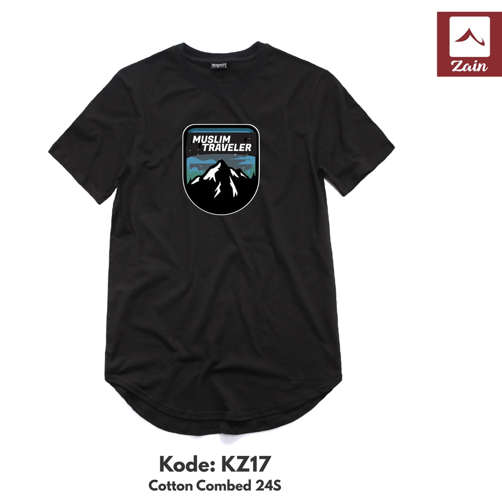 Kaos Pendaki Muslim - Kaos Kurta - Kaos Muslim - Kaos dakwah - ZAIN