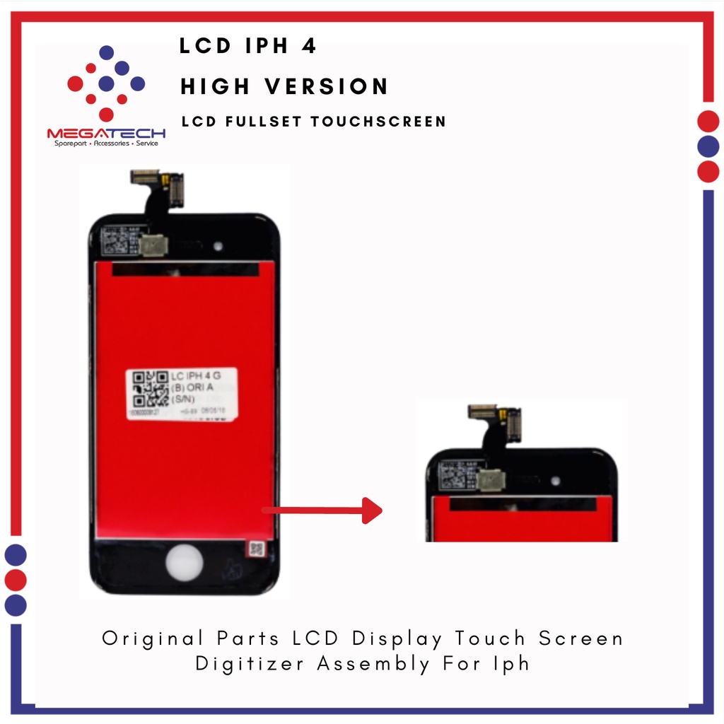 LCD Fullset iPh*ne 4 / 4S / 5 / 5S / 5C Fullset Touchscreen