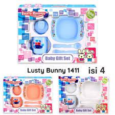 ❣️Rakkistore99❣️ Lusty Bunny Feeding Set LB- 1411 | Tempat Makan Bayi