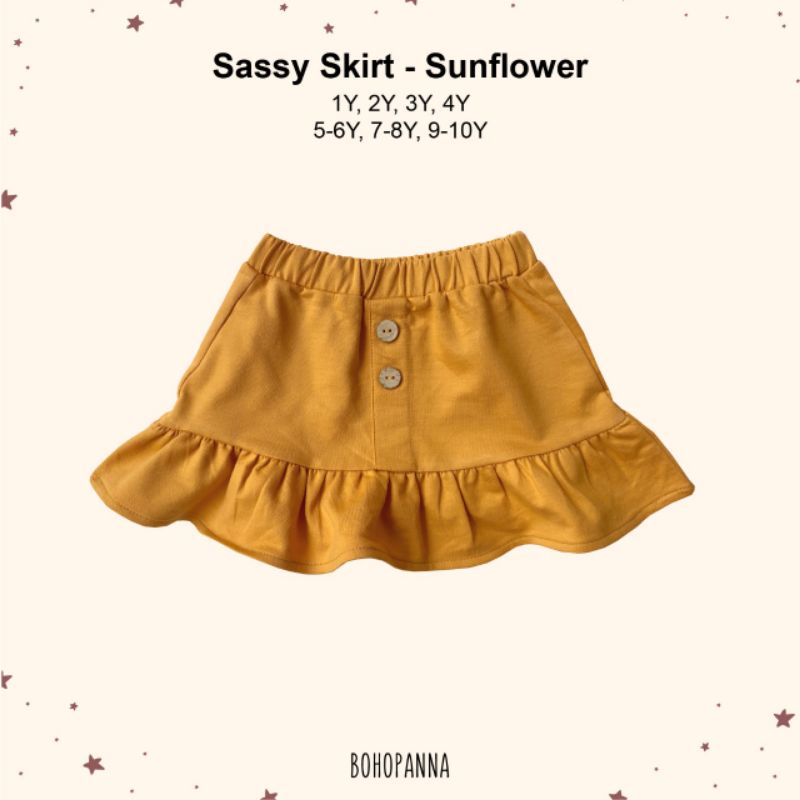 Sassy Skirt BohoPanna B29 / Rok Bayi Anak Perempuan / Rok Anak Perempuan / Rok Anak Bohopanna / Rok Anak Perempuan Polos Katun