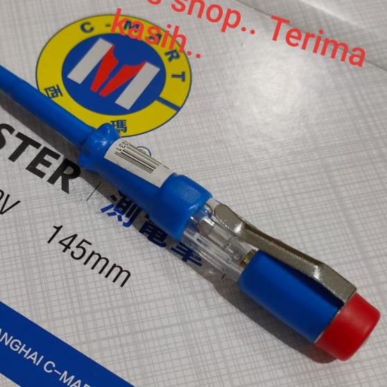 ORI UNIOR TESPEN TES PEN 140MM OBENG tes LISTRIK 140MM 140 MM UNIOR - UNIOR 140M 250V