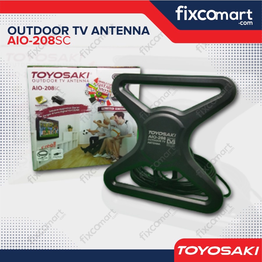 ANTENA TV Digital Outdoor Toyosaki AIO 208 SC USB DVB