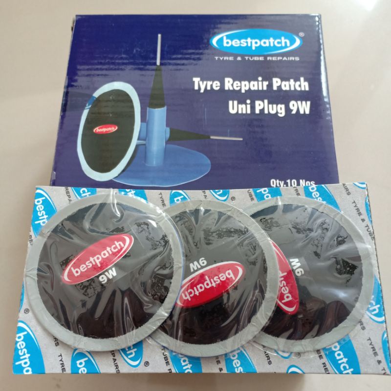 Uni Plug 9W Bestpatch - Best - Karet Tambal Ban Payung - 1 Box isi 10pcs