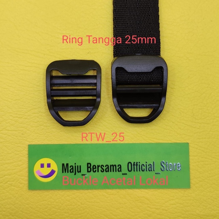 Buckle Acetal Lokal - Ring Tangga 25mm ( Ransel ) SK1