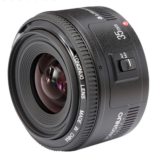 Lensa Fix Canon Yongnuo 35mm f/2 Lens for Canon