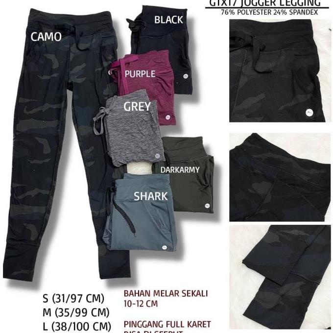 Celana Legging Wanita Murah Gottex 17 Jogger Legging 6 Warna