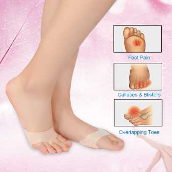 SU4 Soumit Alas Kaki Sepatu Shock Absorb Silicone Gel Anti Slip Insoles 2 Pcs Mj003 Cream By Pro