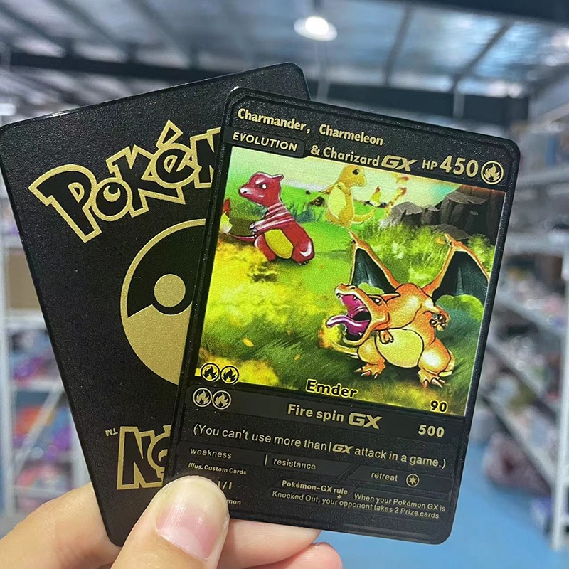 54pcs Kartu Pokemon Vmax Bahasa Inggris Warna Emas Untuk Koleksi