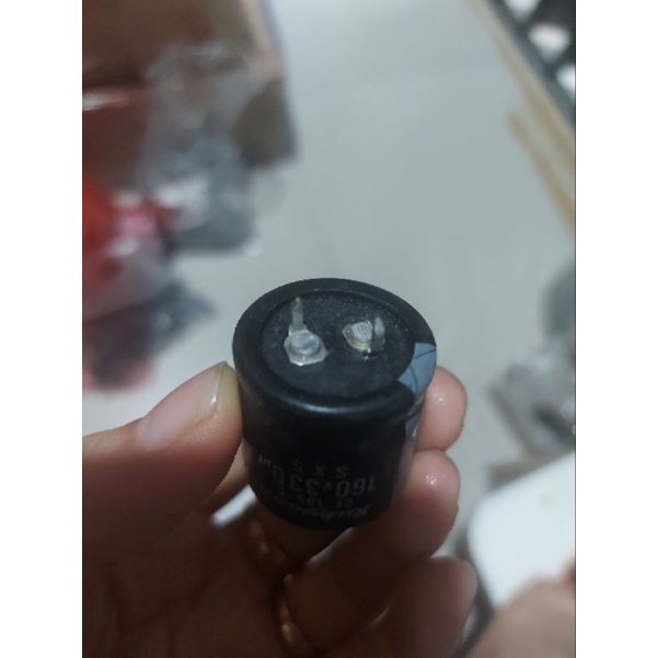 Elco Elko Capacitor Kapasitor 330/160 330uF/160v  330/160V 330/160V 330uF/1600v 330/160V 330uf 160v Kualitas Bagus Isi Full Mengkilat