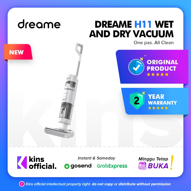 Dreame H11 Wet and Dry Vacuum 5500Pa Suction Self-Cleaning Vacuum