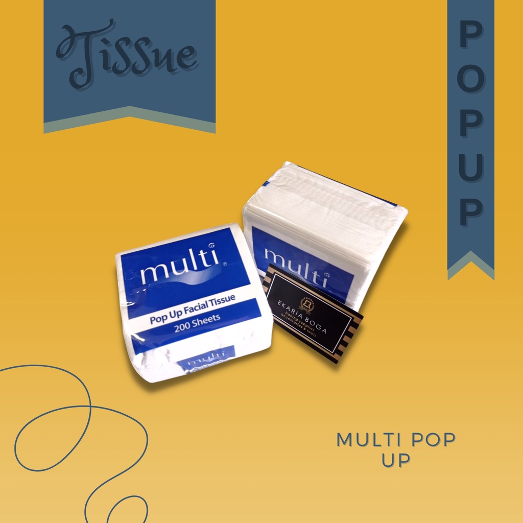 TISSUE | TISU POP UP | MULTI POP UP