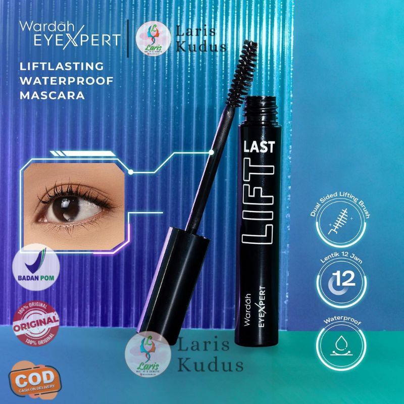Wardah Eyexpert Liftlast Waterproof Mascara/Wardah Liftlast Mascara/Wardah Mascara Waterproof/Wardah