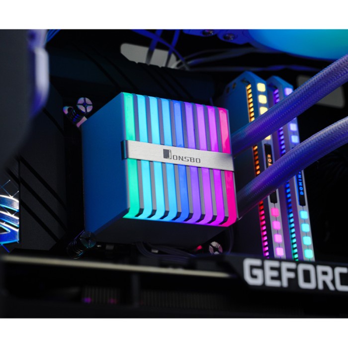 JONSBO HXW-360 WHITE ARGB LIQUID COOLING CPU AIO