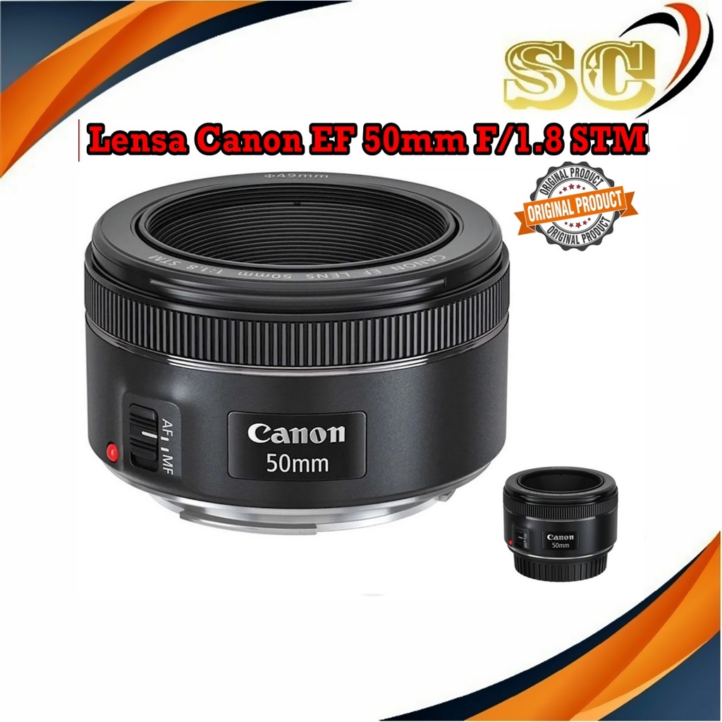 Lensa Canon EF 50mm F/1.8 STM Canon 50 STM