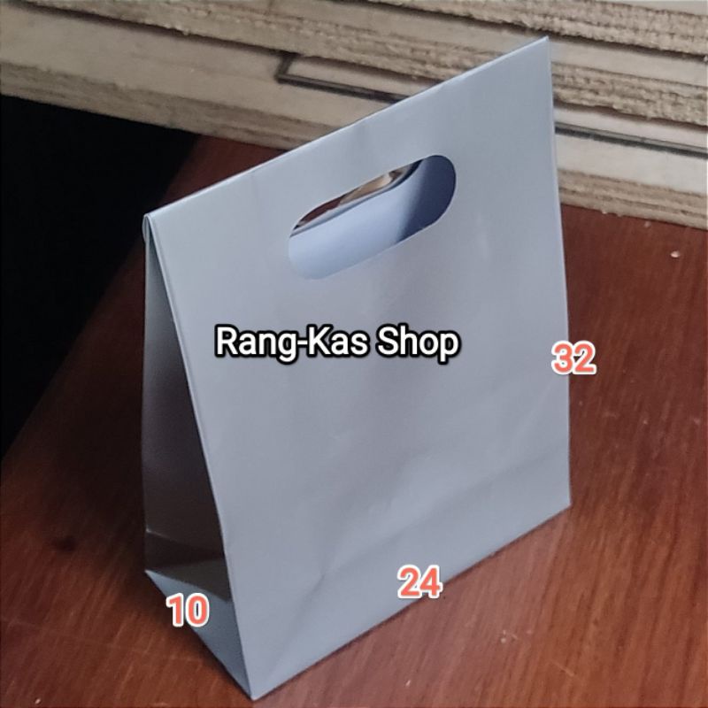 

Paper bag Amplop pita buku Silver karton