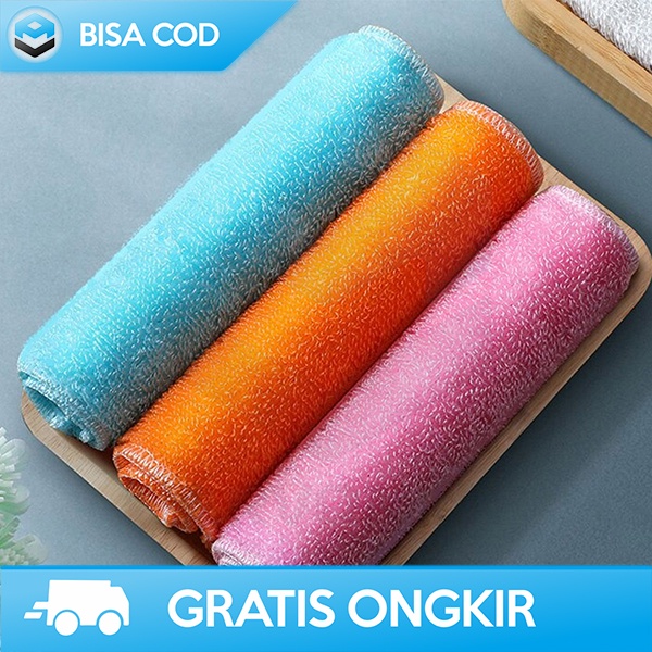 SERBET DAPUR MICROFIBER LAP MICROFIBER SERBAGUNA JOYBOS 18x22CM 3PCS