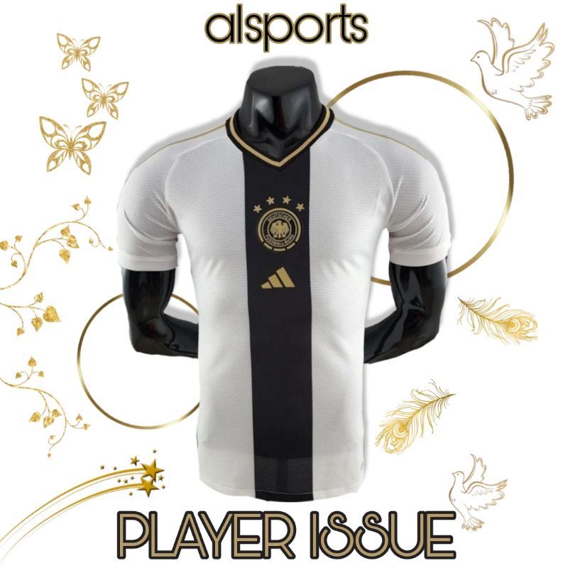 Jersey Baju Bola Jerman Home PLAYER ISSUE 2022 / 2023  Baju Bola VERSI PEMAIN Jerman World Cup Putih
