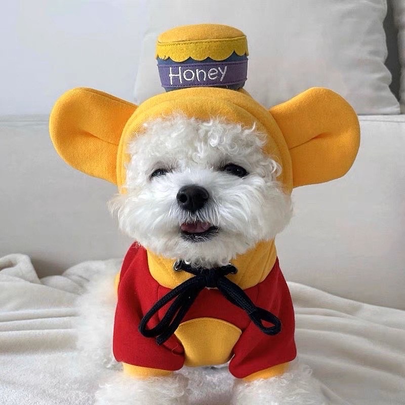 Honey pooh korea hoodie top