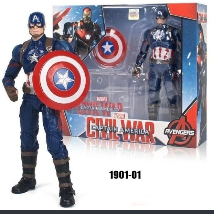 ZD Toys Original Marvel Avengers Civil War Captain America