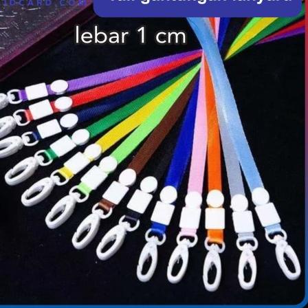 

❁ (1 ikat=10pcs) Tali Id Card Plastik ♟