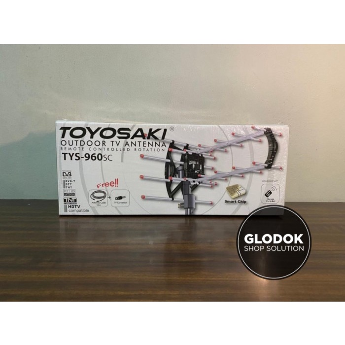 Antena Antena Tv Outdoor / Luar Toyosaki Tys-960 Digital Analog + Remote