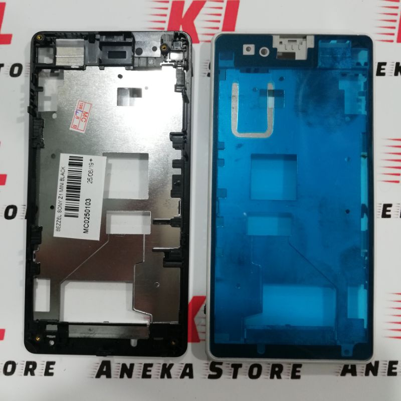 BEZZEL / DUDUKAN MESIN / TATAKAN / TULANG TENGAH / FRAME LCD SONY XPERIA Z1 MINI COMPACT / Z1 MINI