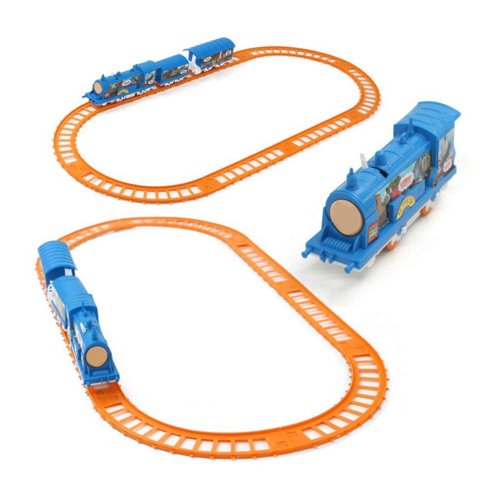 Needway  Kereta Listrik Set 1Set Kualitas Tinggi Mainan Puzzle Blok Bangunan Multi-Track Anak Belajar Edukasi Kereta Api Kereta Api Track Mainan