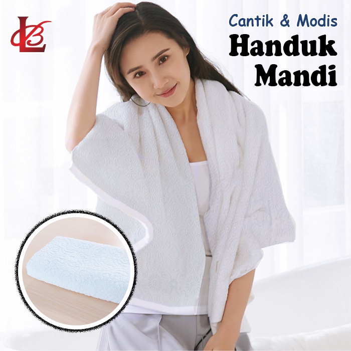 Handuk Mandi 70x140 cm High Quality / Daya Serap Yang Bagus (100% COTTON) BISA COD Handuk Mandi H101HE