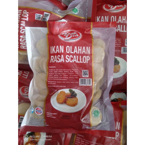 Pak Den Scallop Ikan 500gr