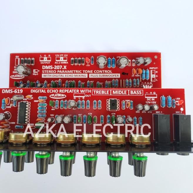 Kit Tone Control Stereo Plus Digital Echo Mixing DMS 207