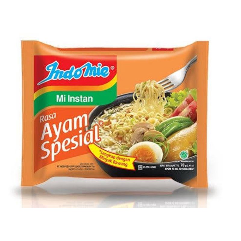 

Indomie ayam spesial