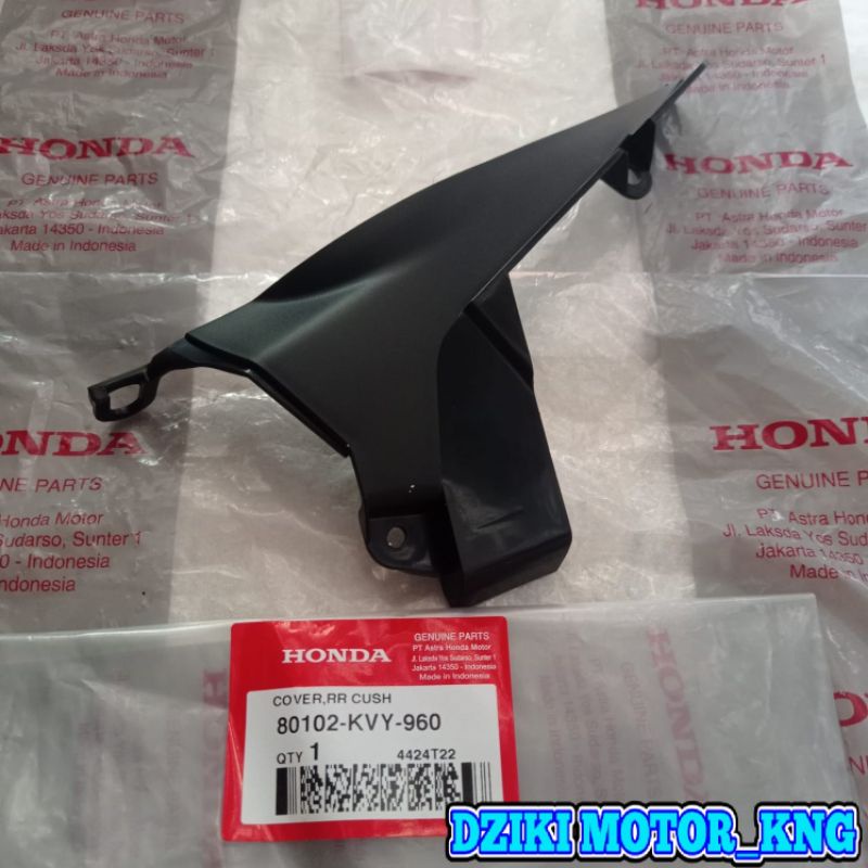 Cover Tutup Shock Belakang Honda Beat Karbu Original AHM Cover Tutup Shok Belakang Beat