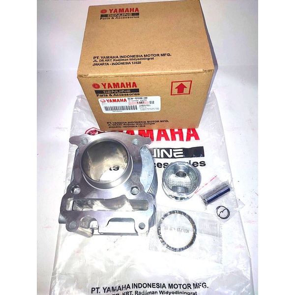 BLOK SEHER KOMPLIT YAMAHA MIO SPORTY BLOK MESIN SET MIO LAMA (5LW) ORIGINAL