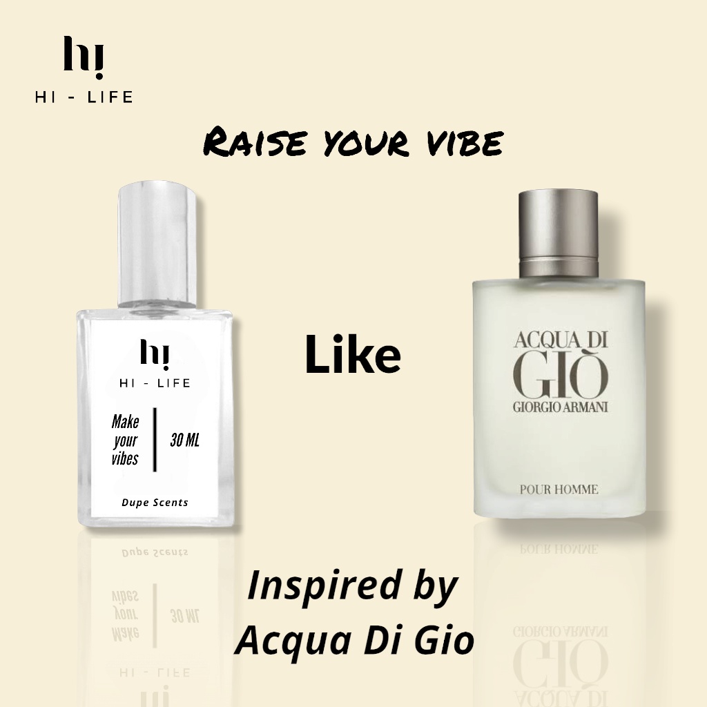 Jual HiLife Inspired Parfum // Dupe Perfume Acqua Di Gio Armani